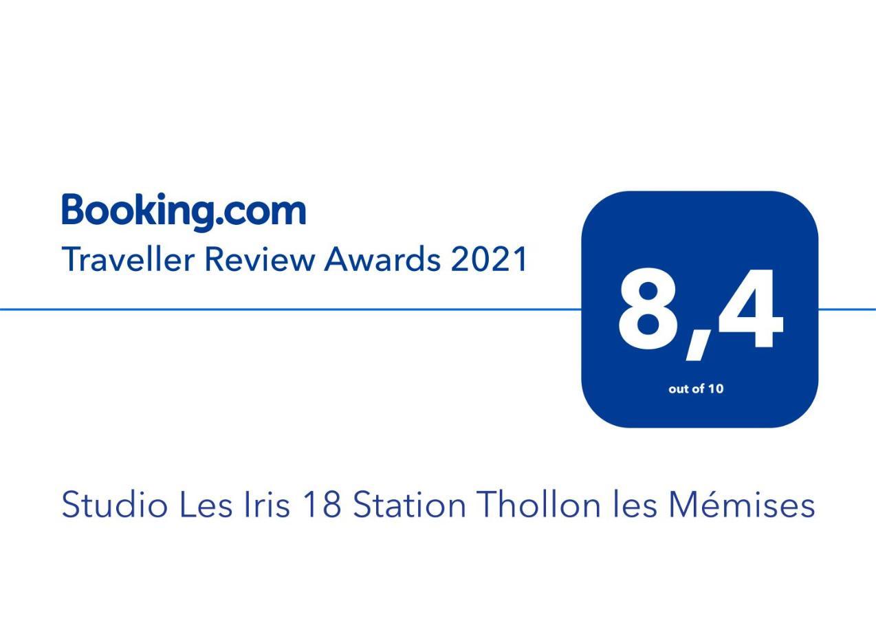 Studio Les Iris 18 Station Thollon Les Memises Apartment Bagian luar foto